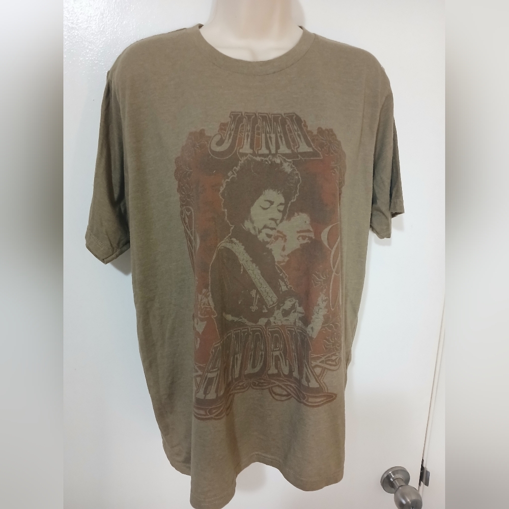 Jimi Hendrix Graphic T-Shirt - Brown